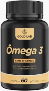 Omega 3 1000MG COM 60 CAPSULAS  -  GOLD LAB