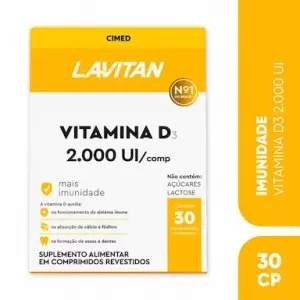 Vitamina D 2.000UI Lavitan 30 comprimidos