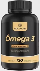 ÔMEGA 3 1400MG GOLD LAB COM 120 CáPSULAS