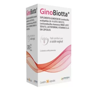 Suplemento Alimentar GinoBiotta 30 Cápsulas
