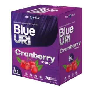 Blue Uri Cranberry com 30 cápsulas