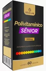 POLIVITAMíNICO SêNIOR COM 60 CáPSULAS - GOLD LAB