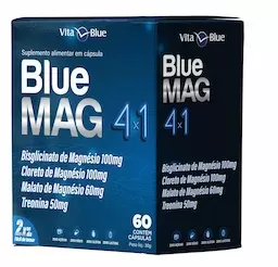 BLUE MAG MAGNéSIO COM 60 CáPSULAS