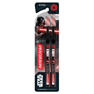 Escova De Dente Dentalclean Star Wars Macia 2 Unidades
