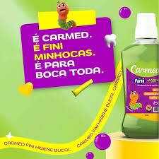 Carmed Enxaguante Bucal Frasco 250Ml Fini Minhocas