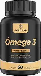 Omega 3 1000MG COM 60 CAPSULAS  -  GOLD LAB